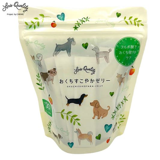 LOVE QUALITY ラブクオリティ おくちすこやかゼリー りんご風味 30本