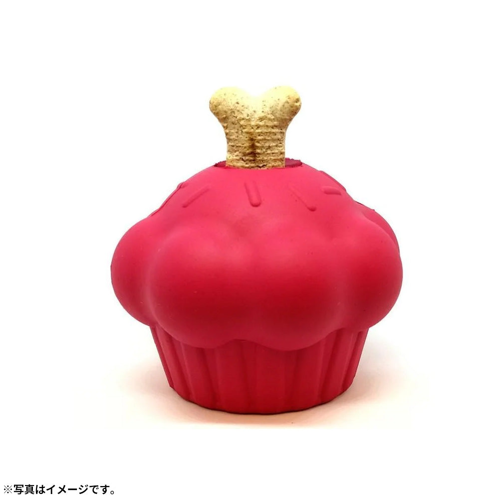 ソダパップ チュートイ＆トリートディスペンサー MKB ラバートイ カップケーキ L ピンク【送料無料】