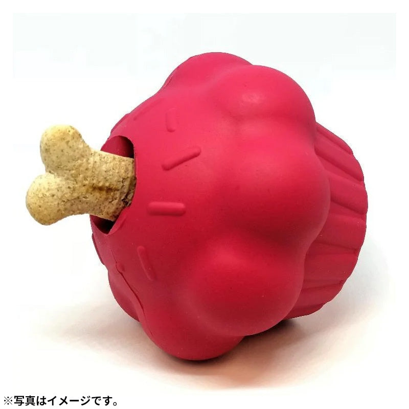 ソダパップ チュートイ＆トリートディスペンサー MKB ラバートイ カップケーキ L ピンク【送料無料】