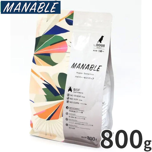 マナブレ MANABLE ドッグフード ハイパーセンシティブ 800g