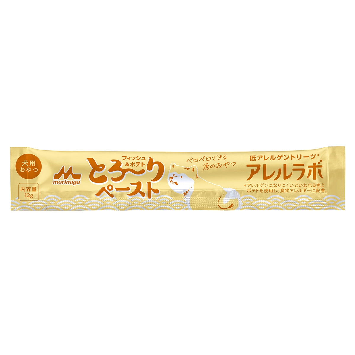 森乳サンワールド アレルラボ フィッシュ＆ポテト 犬用おやつ とろ～りペースト 12g×5本