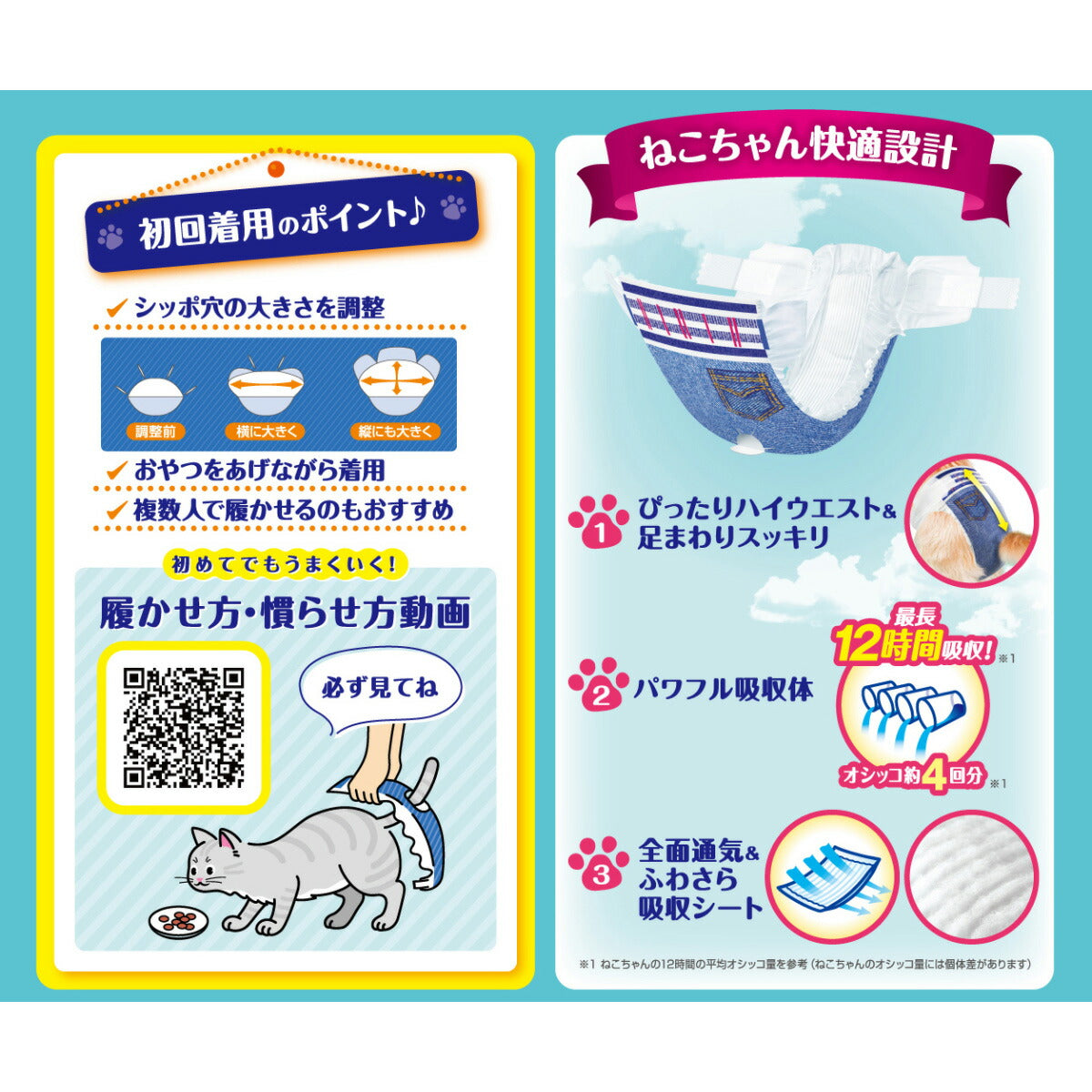 ユニ・チャーム マナーウェア ねこ用 お試しパック L 4枚入