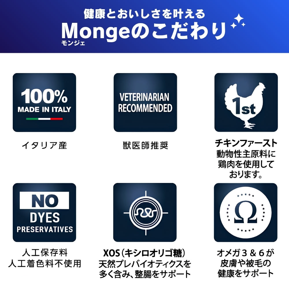 モンジュ ナチュラル スーパープレミアム Monge Natural Superpremium キャットフード リッチインチキン ヘアボール 毛玉ケア 成猫用 2kg