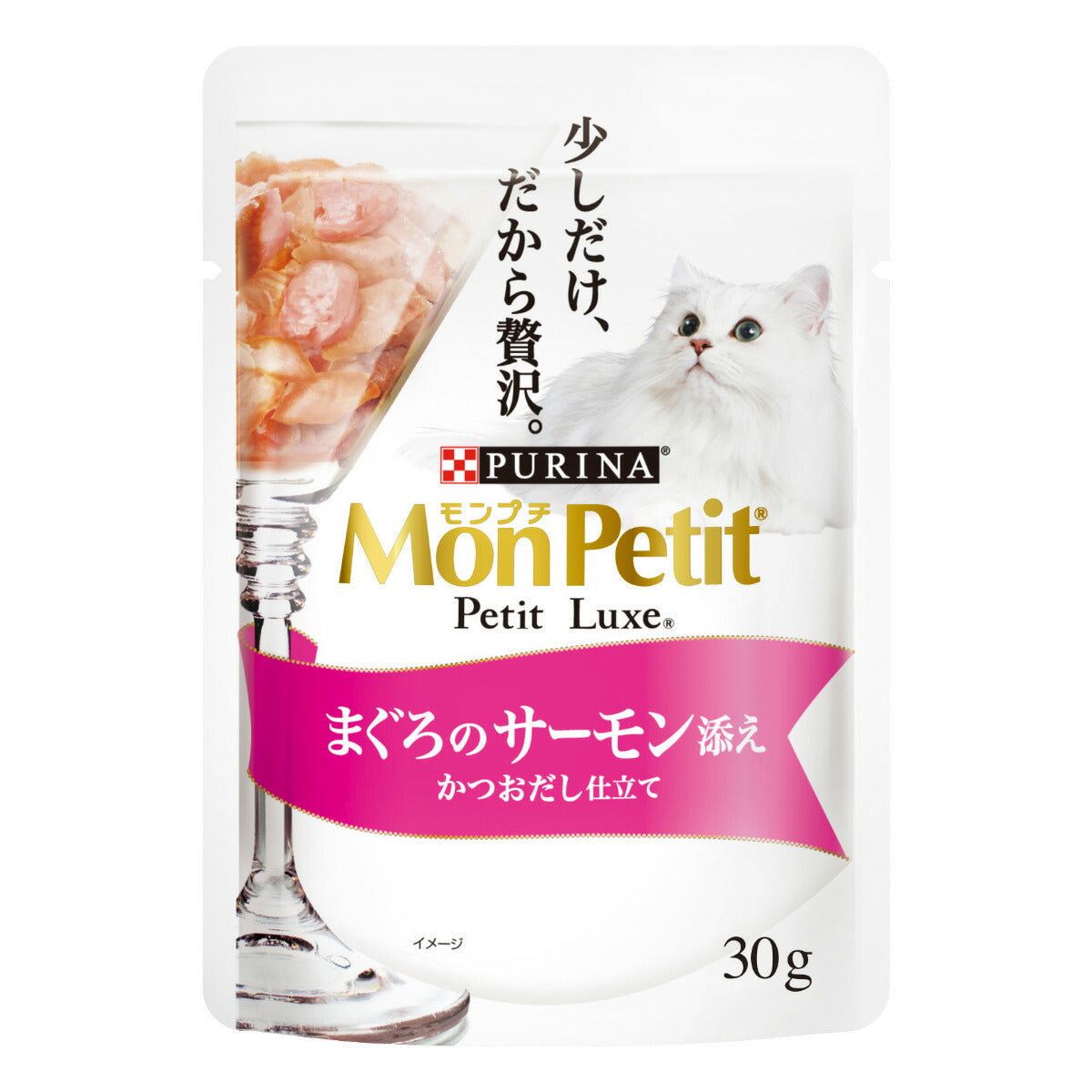モンプチ キャットフード プチリュクスパウチ 贅沢まぐろバラエティ 30g×6袋