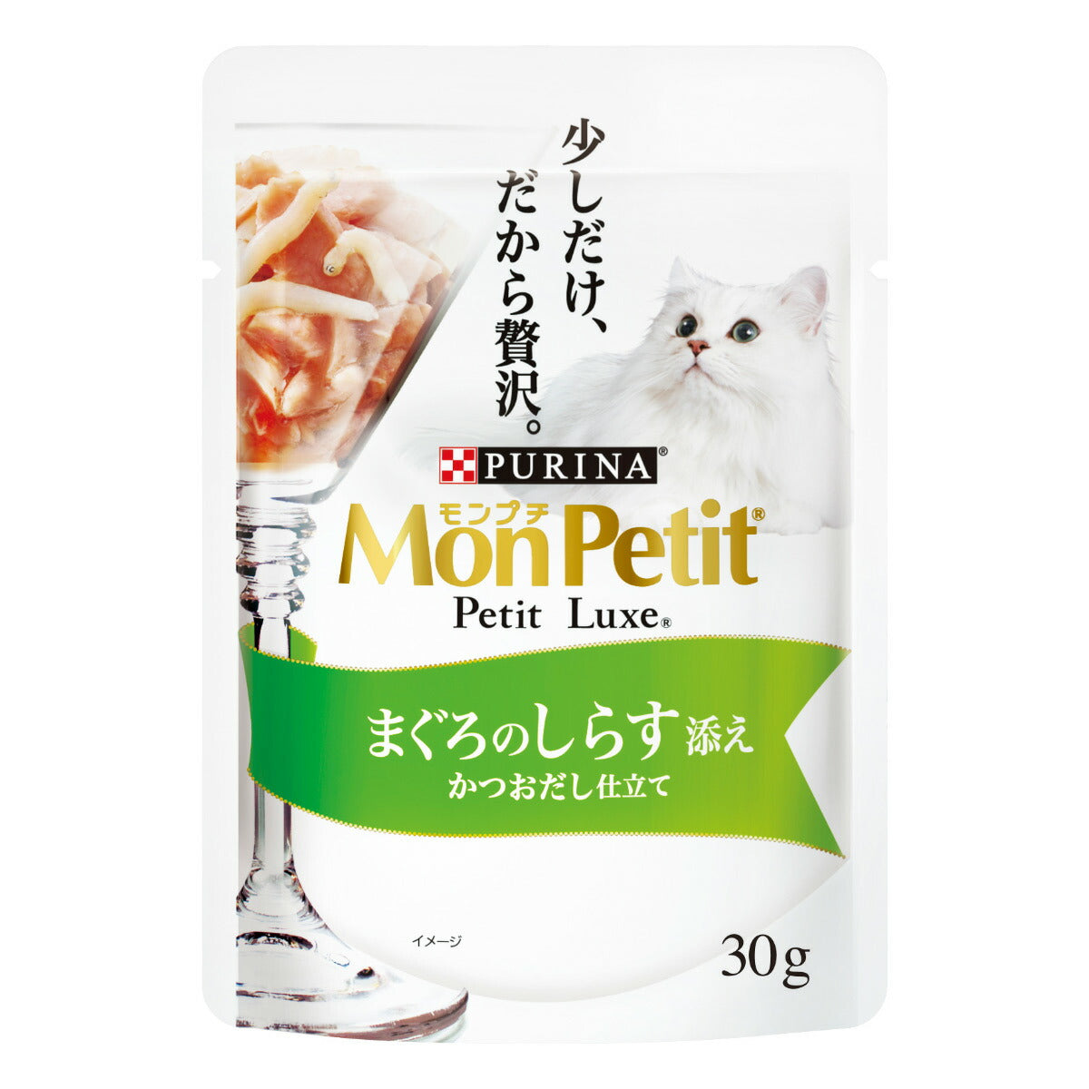 モンプチ キャットフード プチリュクスパウチ 贅沢シーフードバラエティ 30g×6袋