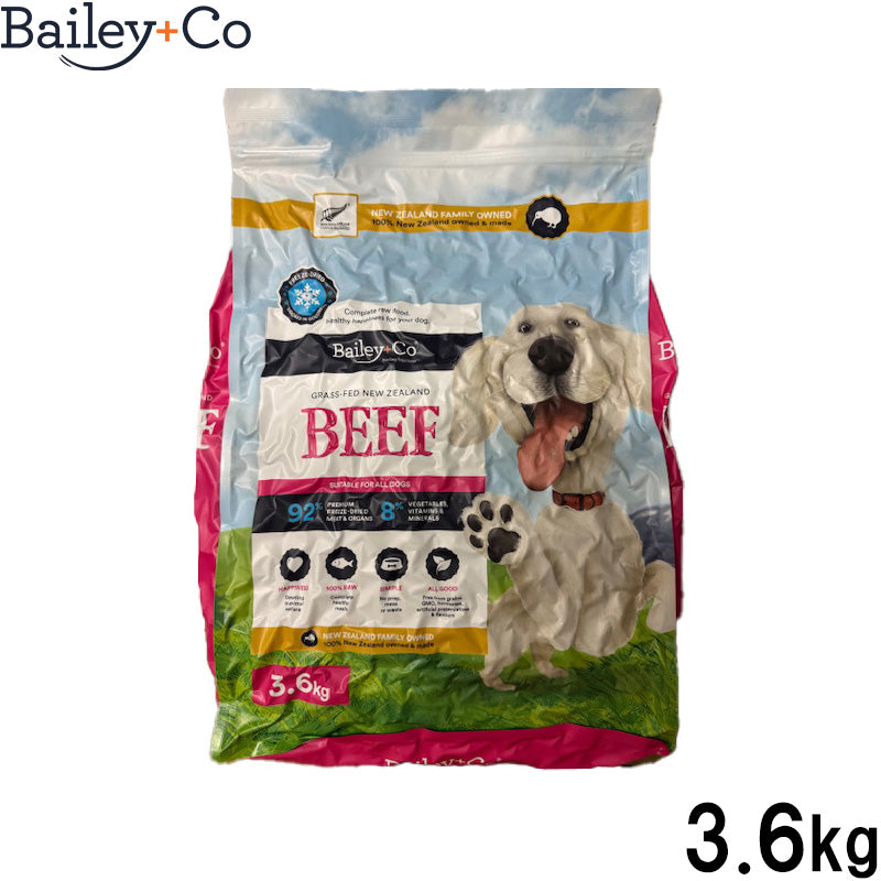 ベイリーコー Bailey＋Co フリーズドライ コンプリート ビーフ ドッグフード 3600g