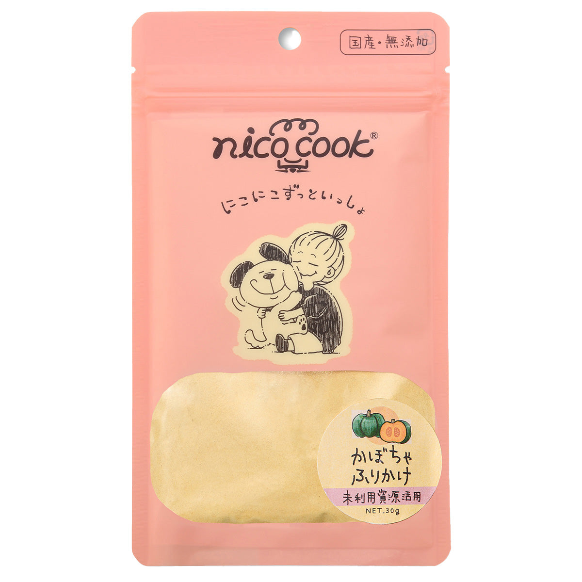 ニコクック nico cook かぼちゃふりかけ 国産 犬用おやつ 30g