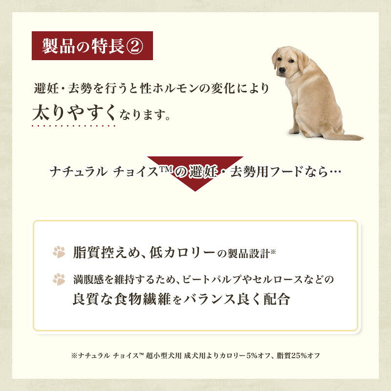 ニュートロ ナチュラルチョイス ドッグフード 避妊 去勢犬用 成犬用 チキン＆玄米 6kg 無添加/ペットグッズ 送料無料