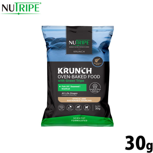 ニュートライプ NUTRIPE ドッグフード クランチ オーブンベークド ラムwithグリーントライプ 30g