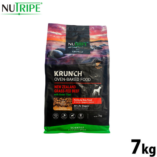 ニュートライプ NUTRIPE ドッグフード クランチ オーブンベークド ビーフwithグリーントライプ 7kg