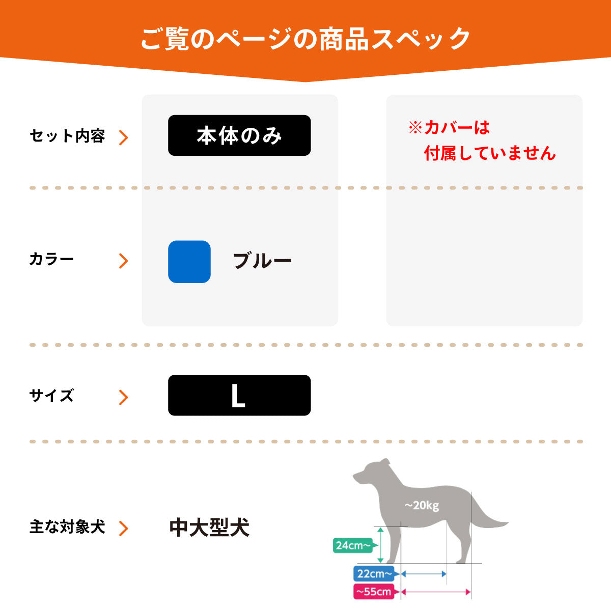リラクッション ペット L ブルー OneAid 犬用 介護 介護用品 ベッド 姿勢安定中型～大型犬用