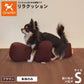 リラクッション ペット S ブラウン OneAid 犬用 猫用 介護 介護用品 ベッド 姿勢安定 小型犬用