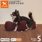 OneAid リラクッション 撥水カバーセット 超小型犬～小型犬用 S 本体：ベージュ カバー：オレンジ