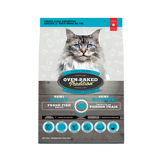 オーブンベークド トラディション OVEN-BAKED TRADITION キャットフード セミモイスト フィッシュ 1.36kg