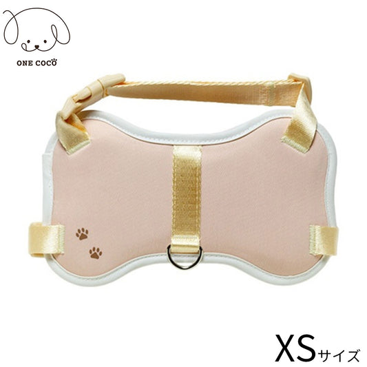 ワンココ ONE COCO 骨型ハーネス XS ピンクベージュ