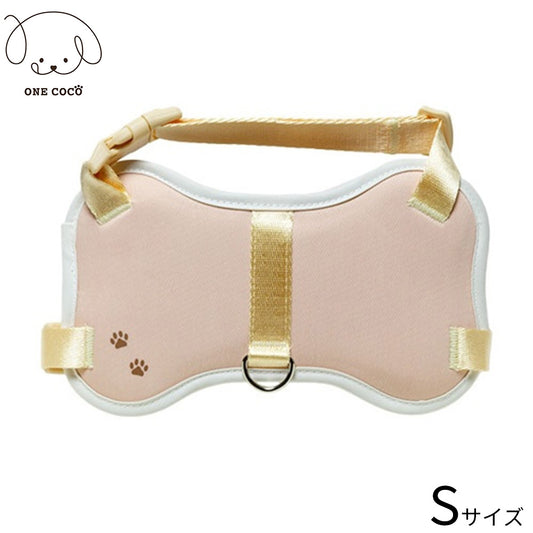 ワンココ ONE COCO 骨型ハーネス S ピンクベージュ