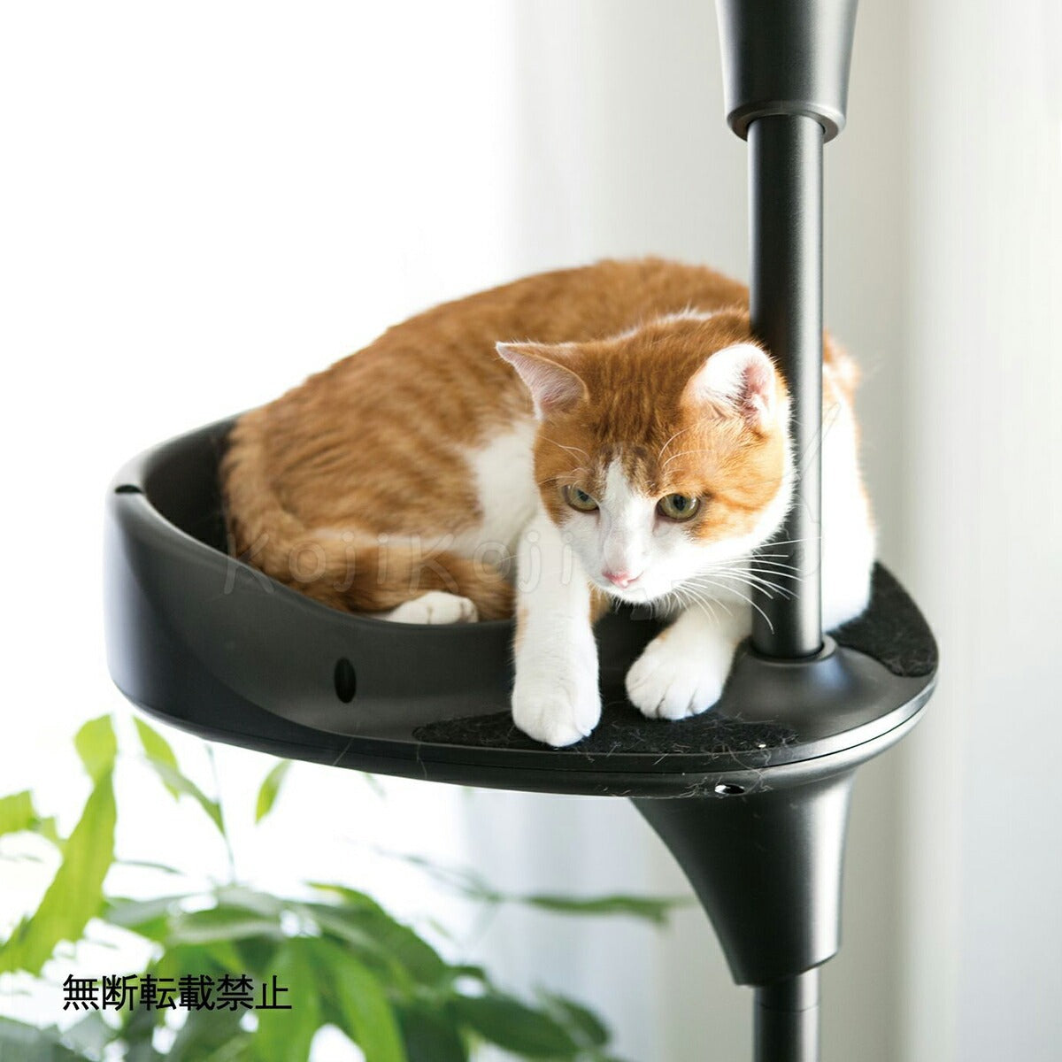 【レビュー特典あり】OPPO オッポ キャットフォレスト ツー CatForest-2 ホワイト 猫 キャットタワー 突っ張り スリム 省スペース おしゃれ ネコ用品