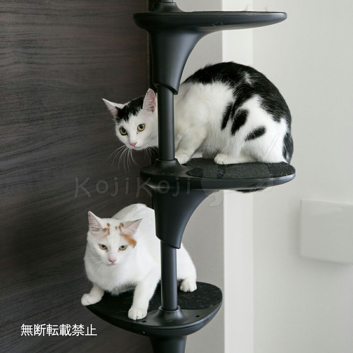【レビュー特典あり】OPPO オッポ キャットフォレスト ツー CatForest-2 ホワイト 猫 キャットタワー 突っ張り スリム 省スペース おしゃれ ネコ用品