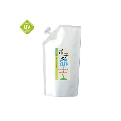 ポチの水 肌用水 250ml 詰め替え用 アミノ酸豊富なシルクプロテインが毛並みや肌トラブルをサポート!キチンキトサン成分と穀物エキスの除菌・消臭効果も お散歩後の足裏やおしりふきにも