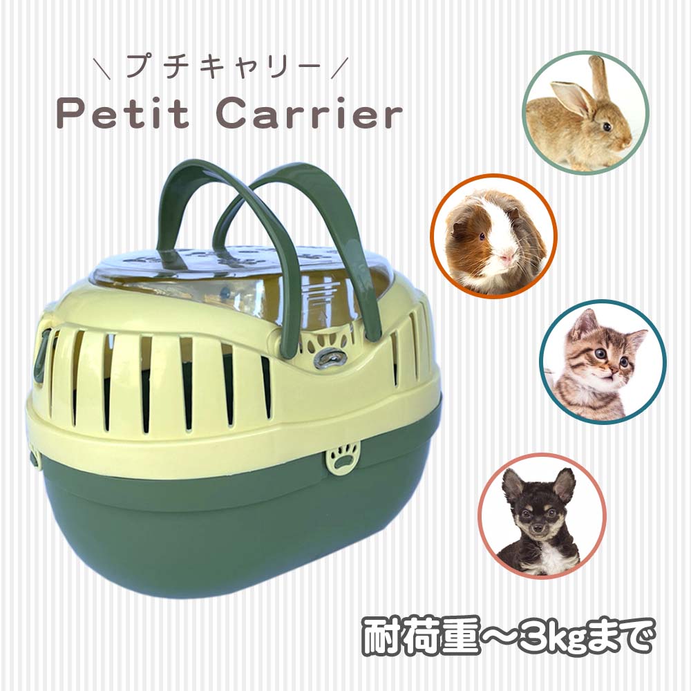 ファンタジーワールド プチキャリー グリーン 子犬 子猫 小動物 鳥