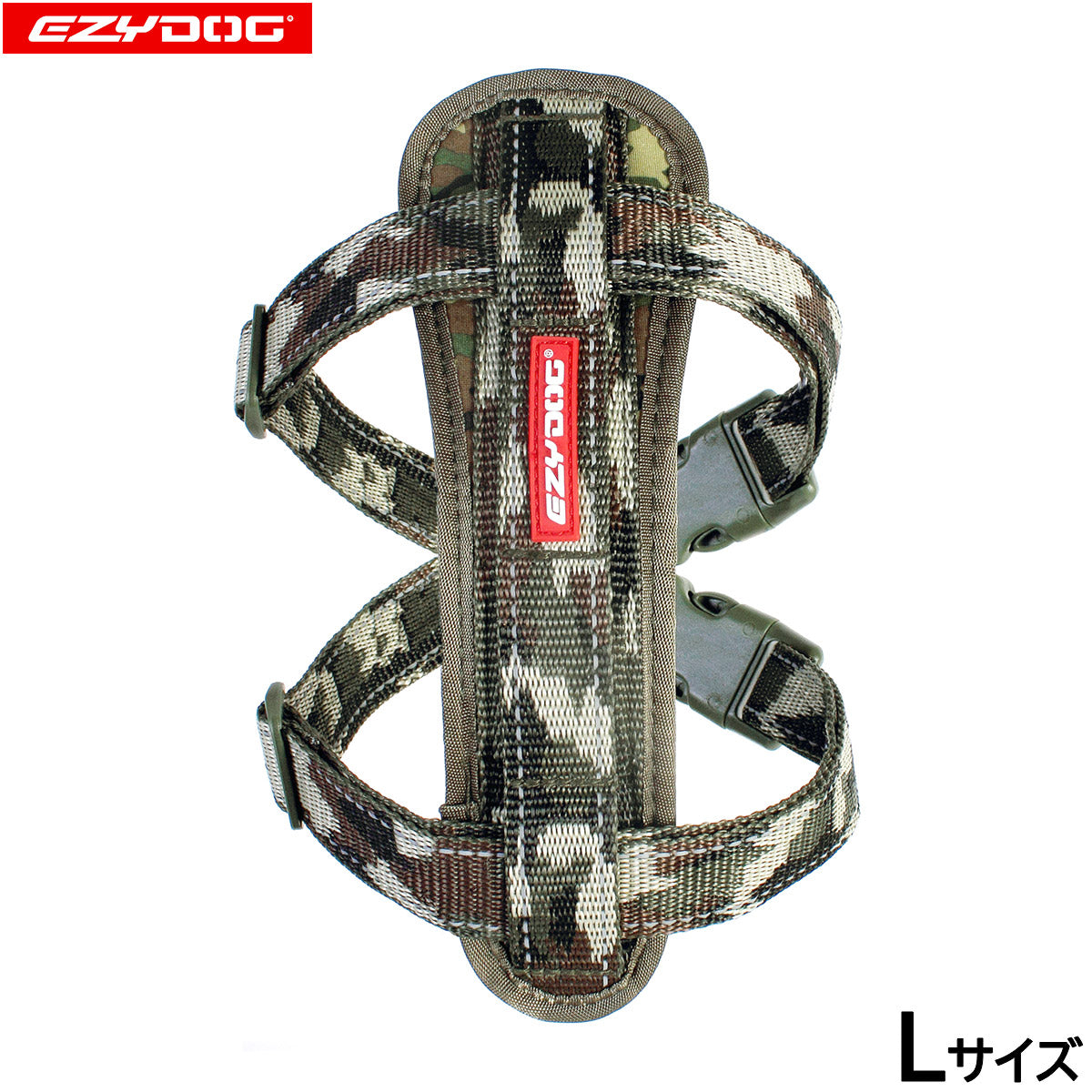 イージードッグ EZYDOG ハーネス L グリーンカモ【送料無料】