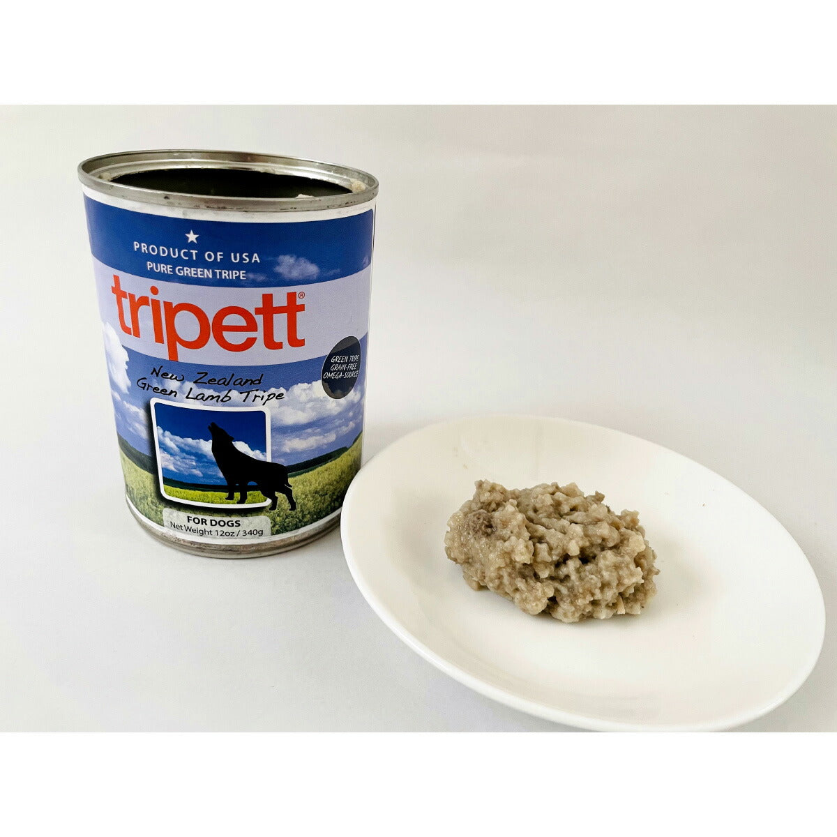 ペットカインド ドッグフード トライペット ニュージーランドグリーンラムトライプ 340g×12缶セット