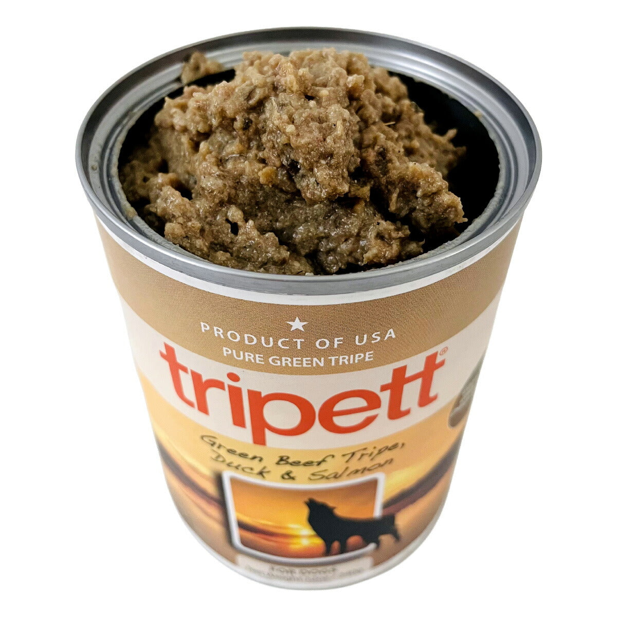 ペットカインド ドッグフード トライペット グリーンビーフトライプ ダック＆サーモン 340g×12缶セット
