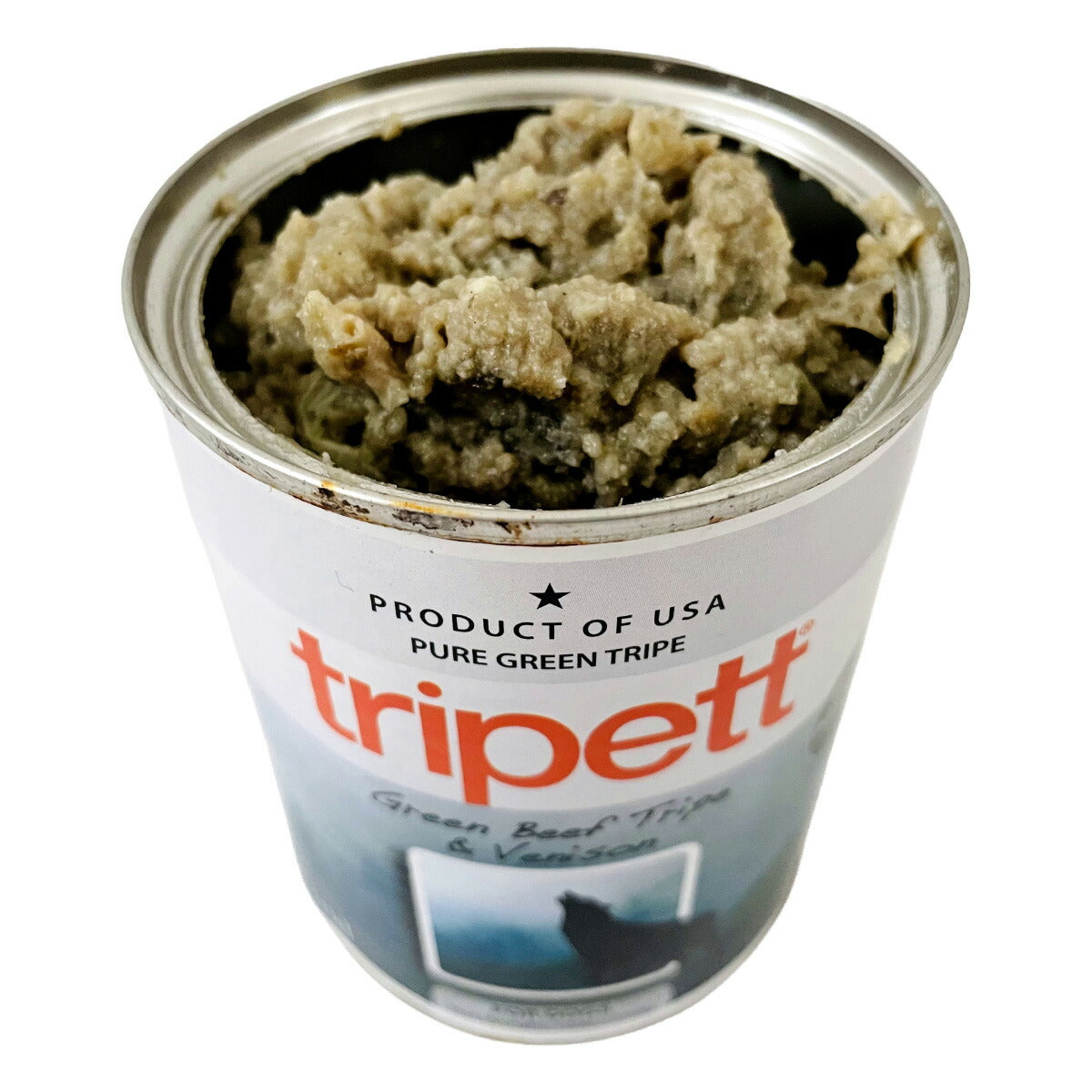 ペットカインド ドッグフード トライペット グリーンビーフトライプ＆ベニソン（鹿肉） 340g×12缶セット