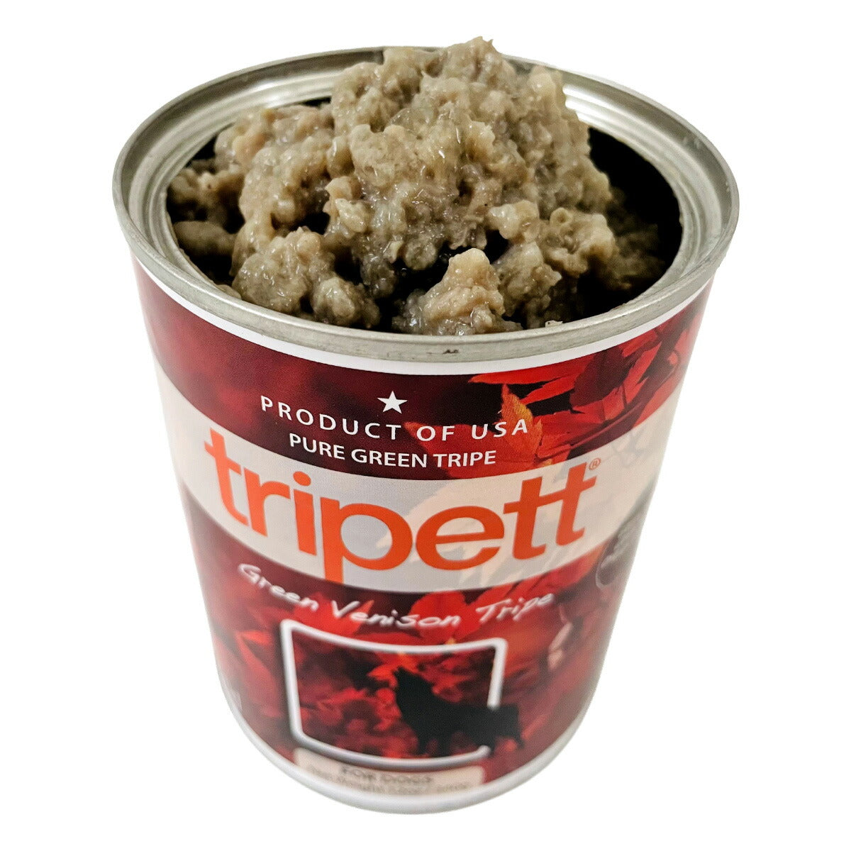 ペットカインド ドッグフード トライペット グリーンベニソントライプ（鹿肉） 340g×12缶セット
