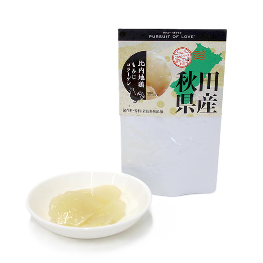 パシュートオブラブ PURSUIT OF LOVE ご当地おやつ&おかずシリーズ 比内地鶏 もみじのコラーゲン 35g