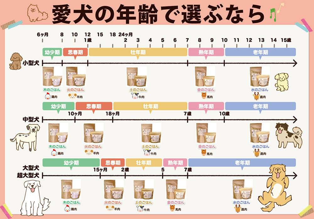 漢方ごはん改めげんかつごはん ドライタイプ 木（鶏肉ベース） 400g ドッグフード 無添加 総合栄養食