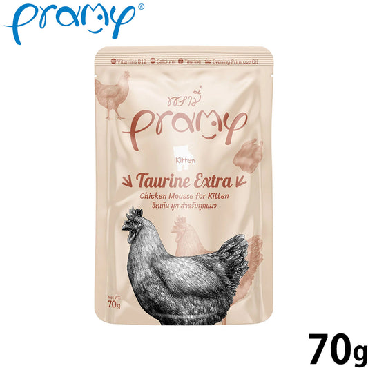 プラミー Pramy キャットフード ウェットフード チキンムース タウリンエクストラ キトン 70g
