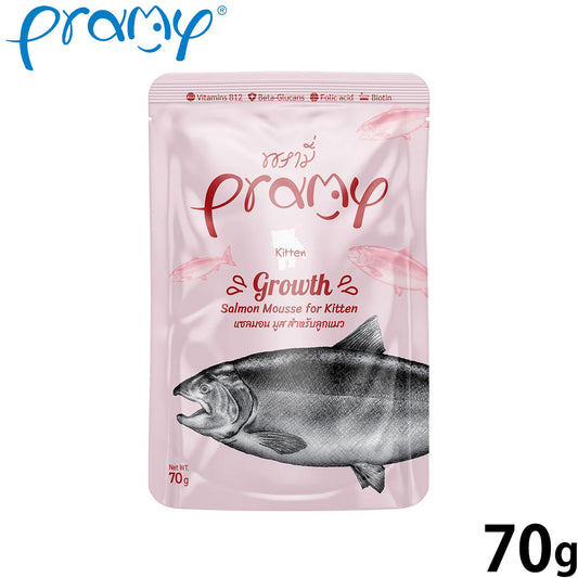 プラミー Pramy キャットフード ウェットフード サーモンムースグロース キトン 70g