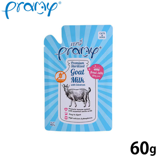 プラミー Pramy ヤギミルク 初乳とローヤルゼリー入り 犬猫用ミルク 60g