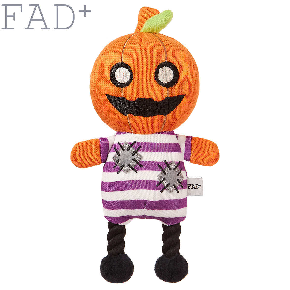 ダッドウェイペット ファッドプラス プラッシュトイウィズロープ ハロウィンパンプキン 犬のおもちゃ