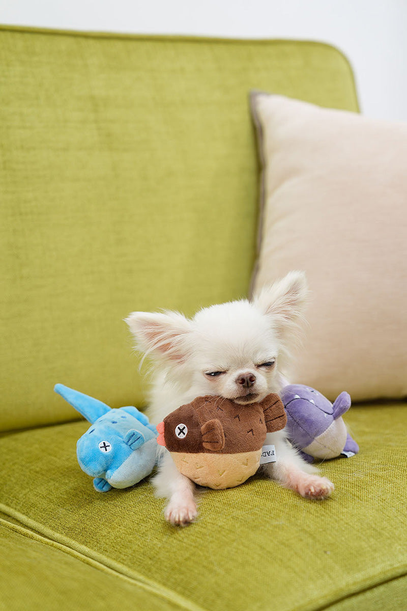 DADWAYPET ダッドウェイペット FAD＋ ファッドプラス プラッシュトイ マンボウ 犬用おもちゃ