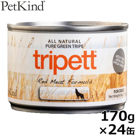 ペットカインド トライペット ウェットフード レッドミートフォーミュラ 170g×24缶【送料無料】