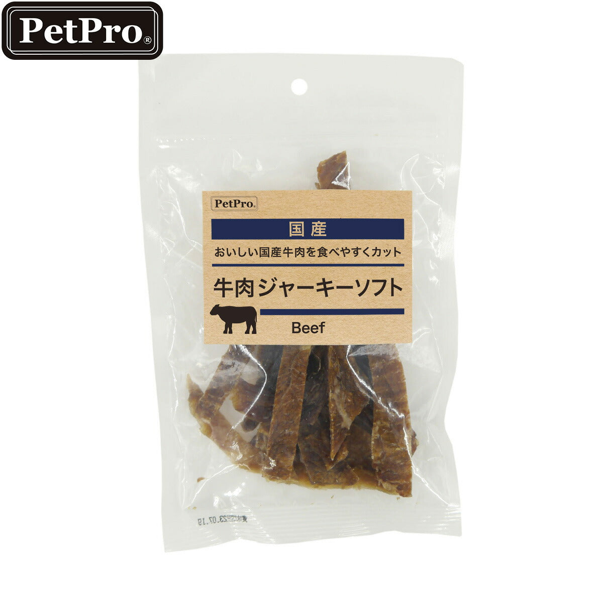 ペットプロ 国産おやつ 牛肉ジャーキーソフト 愛犬用おやつ 85g