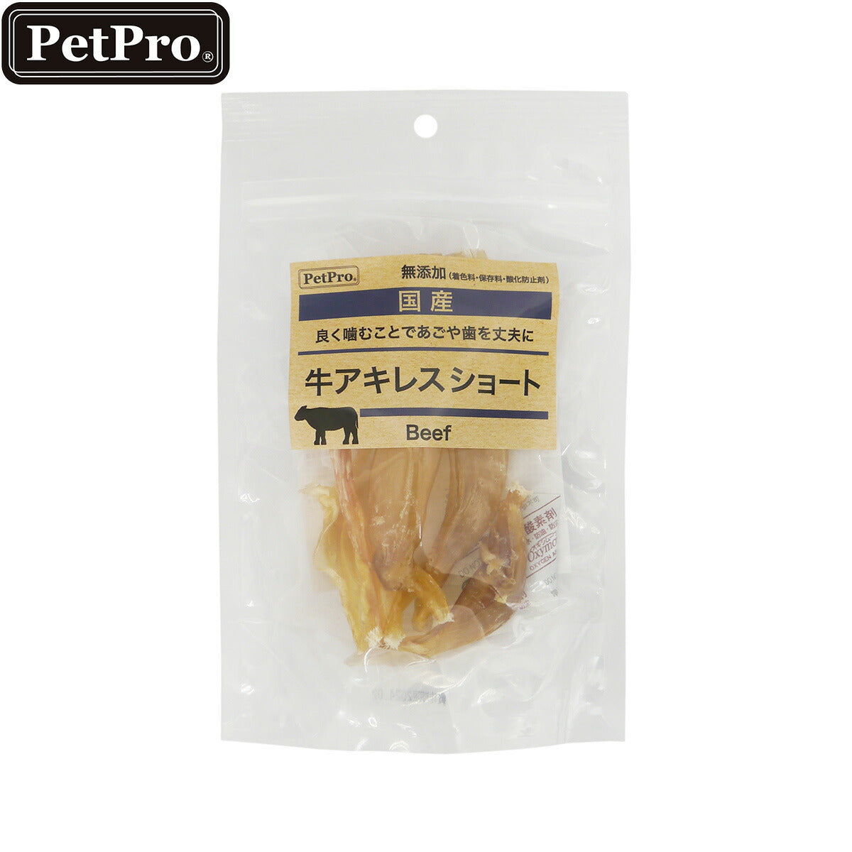 ペットプロ 犬用おやつ 国産おやつ 無添加牛アキレスショート 45g