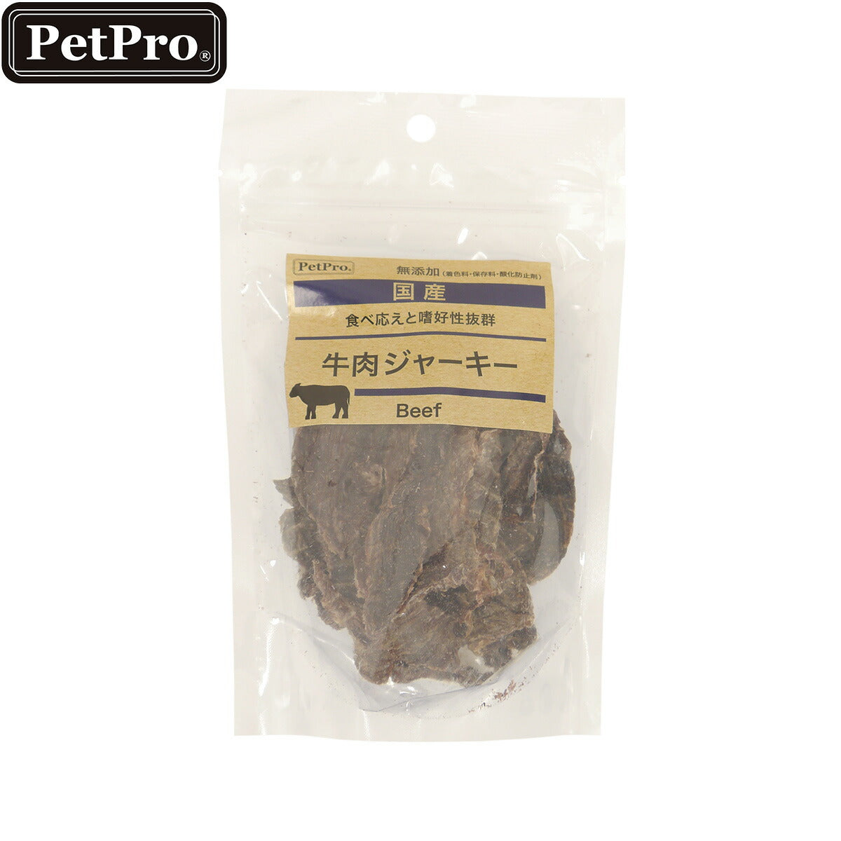 ペットプロ 犬用おやつ 国産おやつ 牛肉ジャーキー 47g