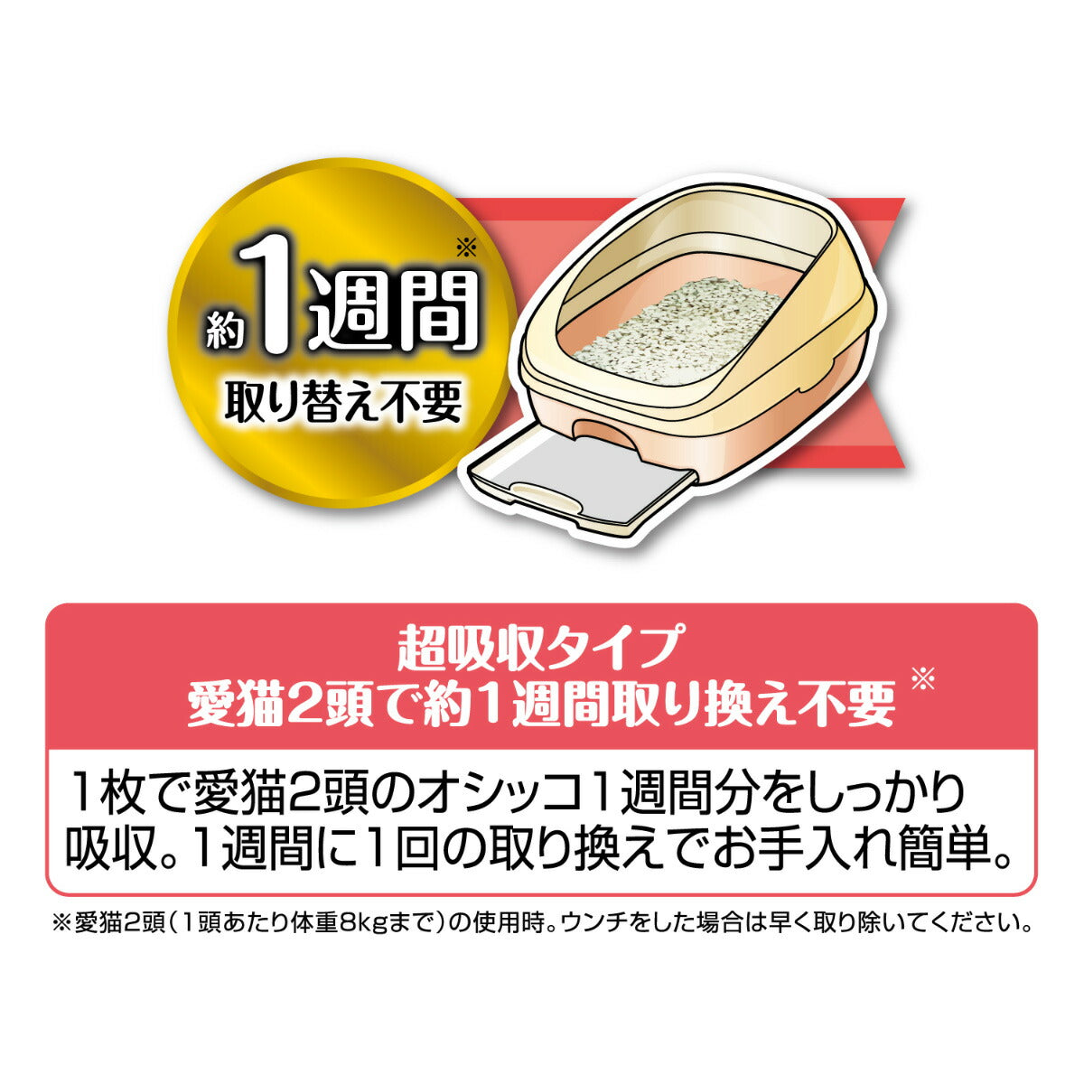 ペットプロ デオフリー 強力炭消臭シート 複数ねこ用 トイレシート 8＋2枚