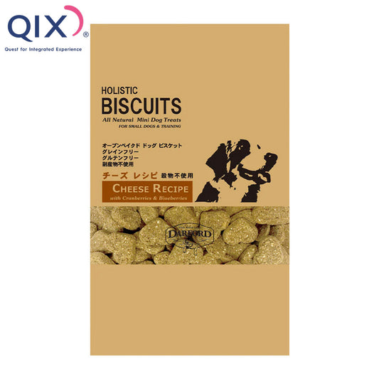 QIX キックス ダルフォード グレインフリーミニビスケット チーズレシピ 80g