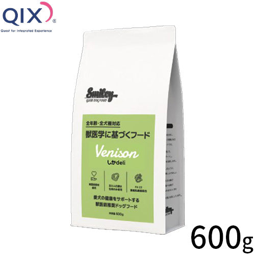 QIX キックス Smiley スマイリー ドッグフード しか deli 600g
