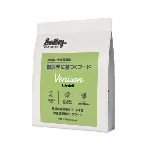 QIX キックス Smiley スマイリー ドッグフード しか deli 5kg
