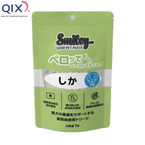 QIX キックス Smiley スマイリー 犬用おやつ ペロッて しか 7本入り