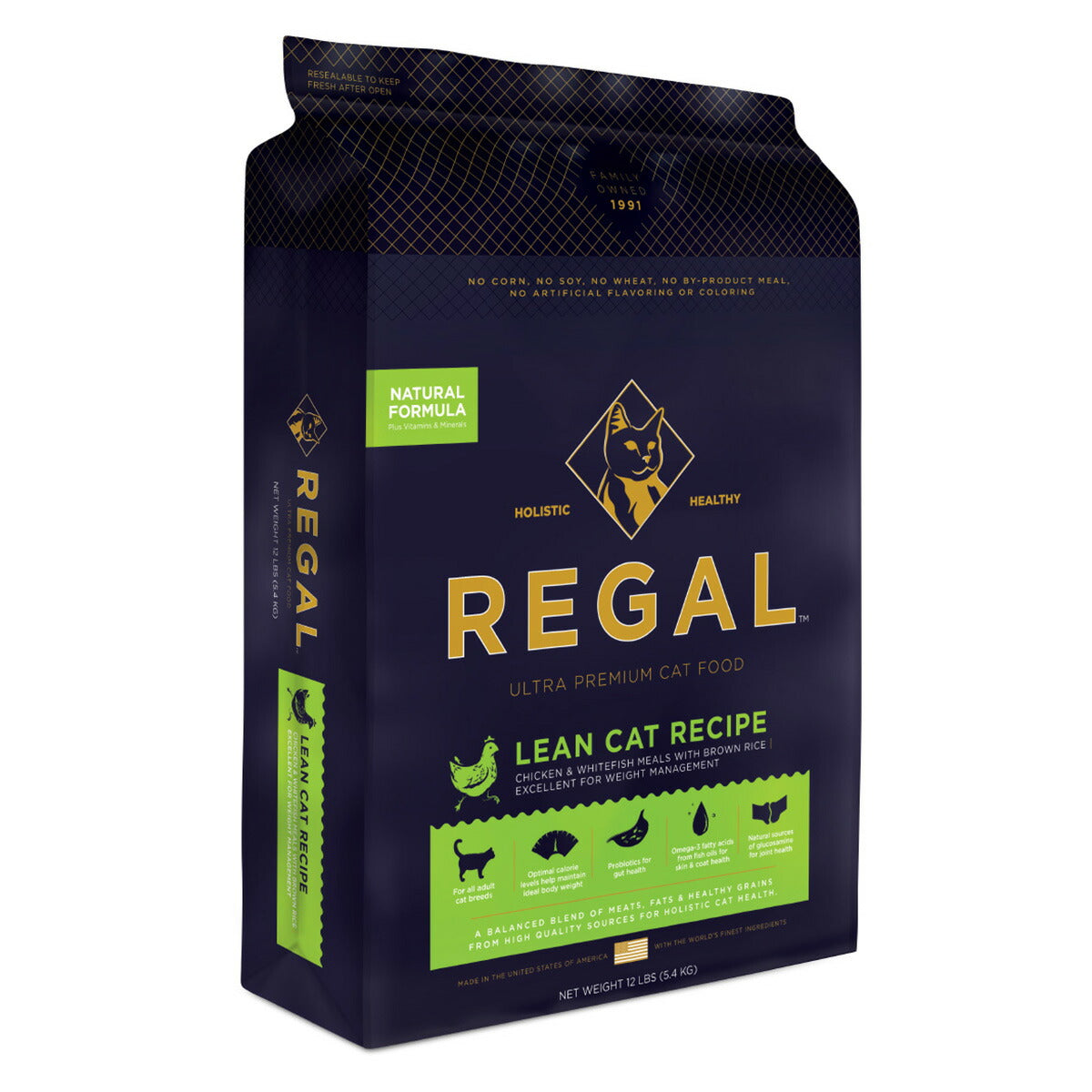 リーガル REGAL キャットフード リーン キャットレシピ 全猫種・成猫・老猫用 5.4kg