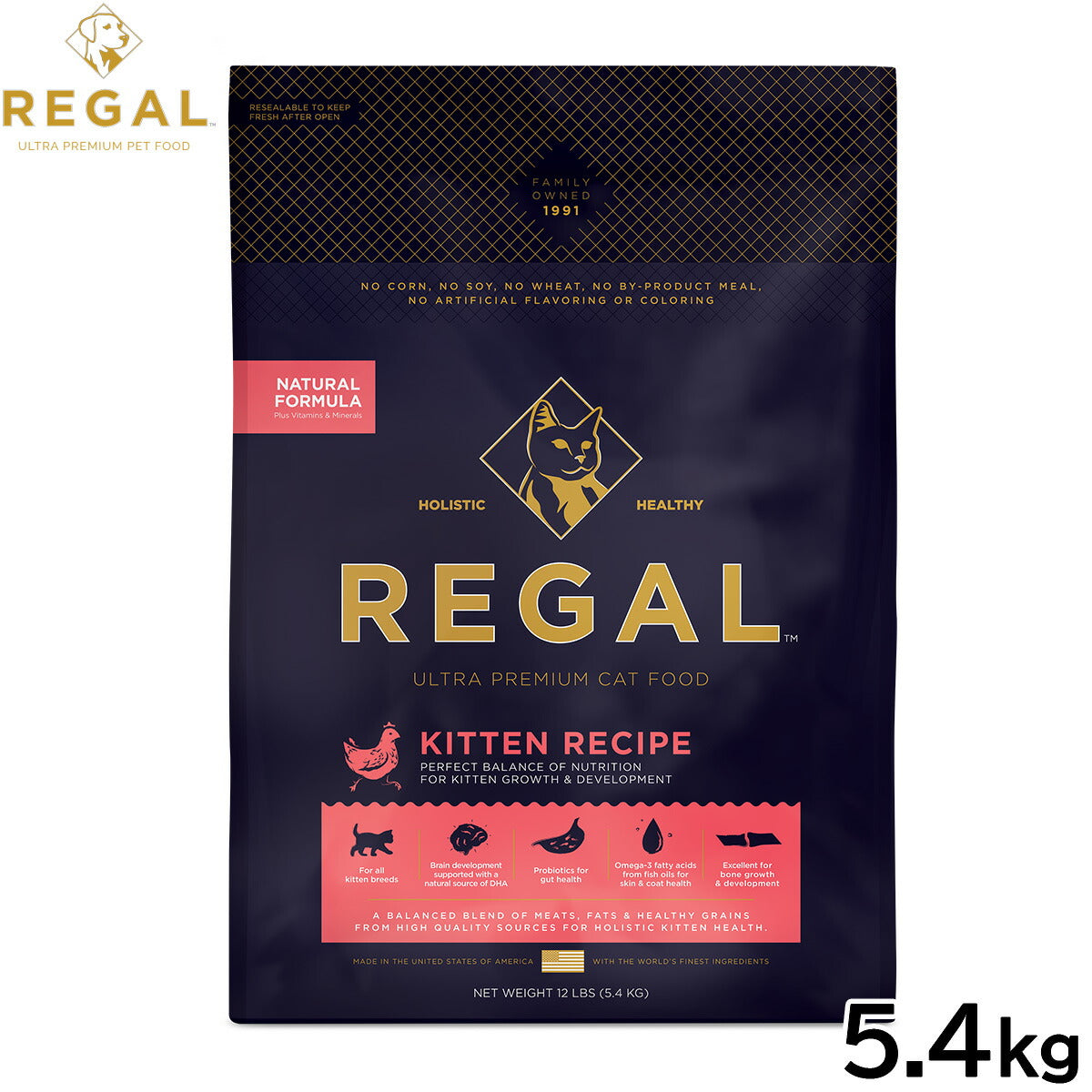 リーガル REGAL キャットフード キトンレシピ 仔猫・妊娠＆授乳猫用 5.4kg