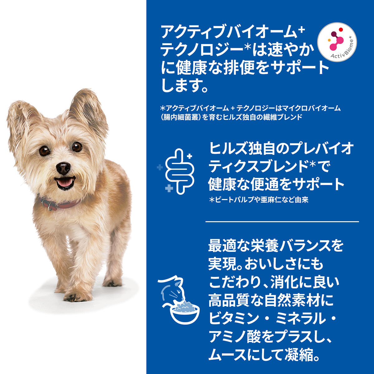 ヒルズ サイエンスダイエット ドッグフード 小型犬用 腸の健康サポートプラス 1歳以上 チキン ムース 200g