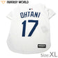 MLB公認 ロサンゼルス ドジャース 大谷翔平選手モデル ジャージ XL ホワイト【送料無料】 犬服 洋服 ドッグウェア ユニフォーム 野球