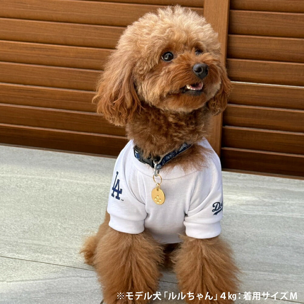 MLB公認 ロサンゼルス ドジャース 大谷翔平選手モデル Tシャツ XL ブルー【送料無料】 犬服 洋服 ドッグウェア ユニフォーム 野球